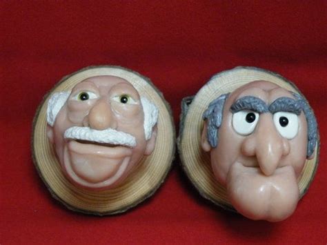 Handmade Polymer Clay Ooak Muppet's Waldorf and Statler | Etsy ...