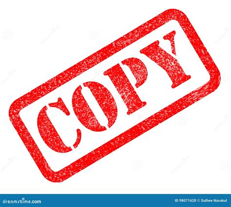 Copy Rubber Stamp Cartoon Vector | CartoonDealer.com #82601779