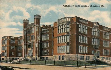 McKinley High School St. Louis, MO Postcard