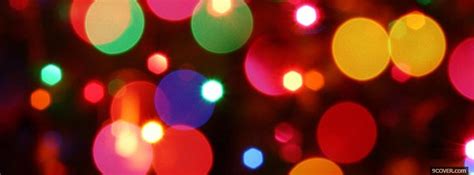 holiday christmas lights Photo Facebook Cover