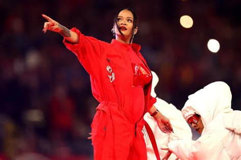 Rihanna's Super Bowl halftime show performance featured a special guest ...