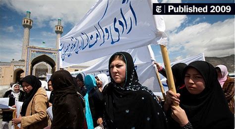 Afghan Women Protest New Law on Home Life - The New York Times