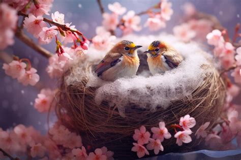 Spring Bird Nesting Season | Premium AI-generated image