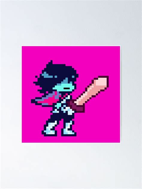 Póster «Deltarune Kris Battle Sprite» de OctaviousRex197 | Redbubble