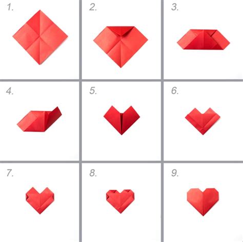 Two Ways to Fold an Origami Heart Card for Valentines | Kids Activities ...