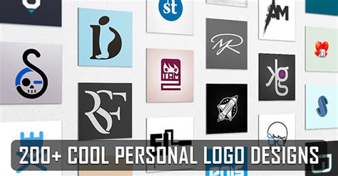 200+ Best Personal Logo Design Examples for Inspiration