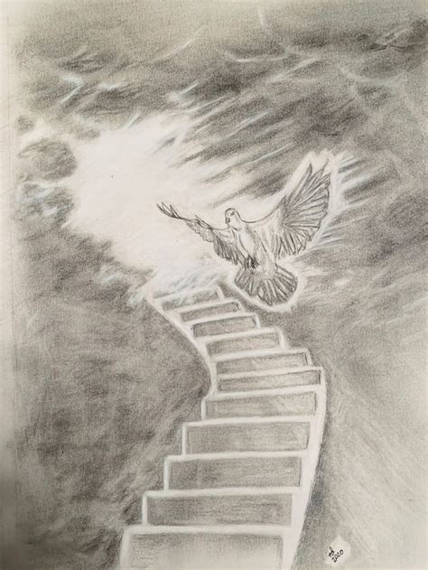 Stairway to Heaven: A Pencil Sketch