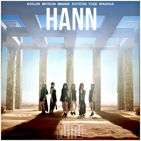 (G)I-DLE - Hann (alone) digital single album cover by souheima on ...