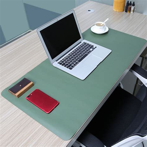 80x40cm Both Sides Two Colors Extended PU leather Mouse Pad Mat Large ...