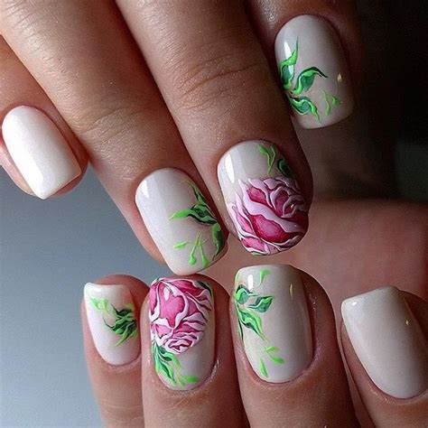 50 Rose Nail Art Design Ideas - nenuno creative