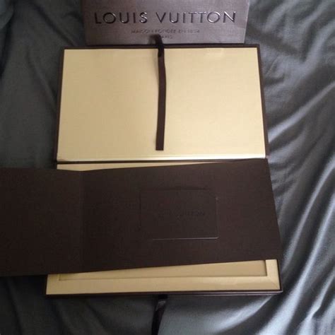 Authentic LV gift card box & envelope New. Gift card not included ...