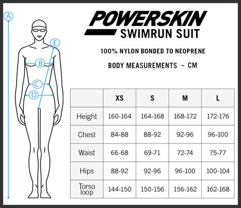 Arena Size Charts, here you will find all the sizing charts for Arena