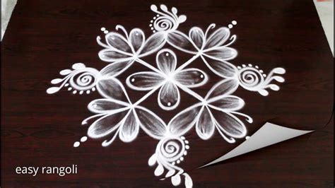 small rangoli kolam designs for beginners * easy & simple rangoli ...