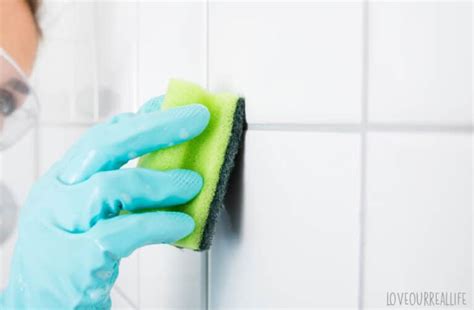 How to Clean Bathroom Tile Grout Mold (4 Simple Ways) ⋆ Love Our Real Life