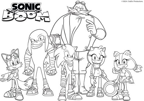 Sticks Sonic Boom Coloring Pages Printable Coloring Pages