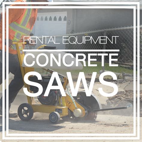 Rental Equipment: Concrete Saws – Tomahawk Power