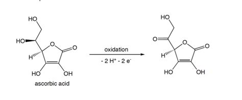 Solved The oxidation of ascorbic acid yields dehydroascorbic | Chegg.com