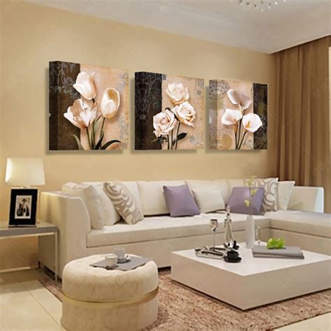 Custom Wall Art Canvas Prints Photo 4Pcs Contemporary Oil Painting For ...