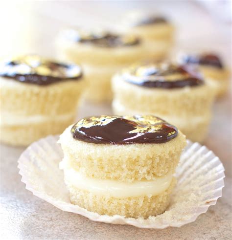 Boston Cream Pie Cupcakes - Served From Scratch