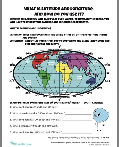 Grade 4 Geography Map Skills Worksheets