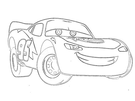 Lightning Mcqueen Coloring Pages - Learny Kids