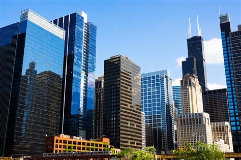 Chicago Skyline Downtown City Buildings Photograph by Paul Velgos | Pixels