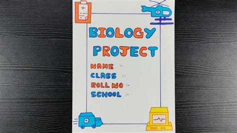 Front Page Design for Biology Project