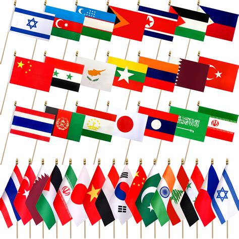 Asian Countries Flags