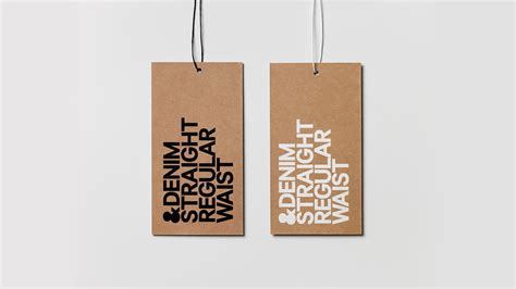 H&M &Denim tags designed by The Studio. Kraft Packaging, Modern ...