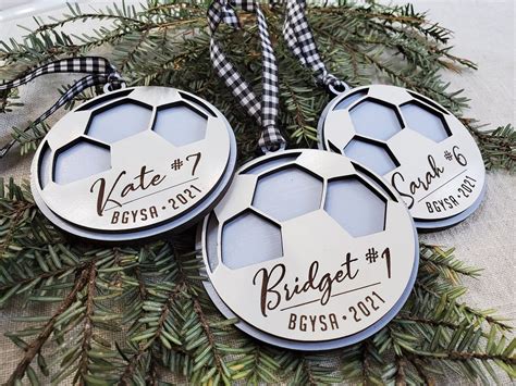 Soccer Ornament Personalized Soccer Ornament Soccer Team - Etsy