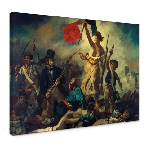 Eugène Delacroix- Liberty Leading the People Canvas print | wall-art.com