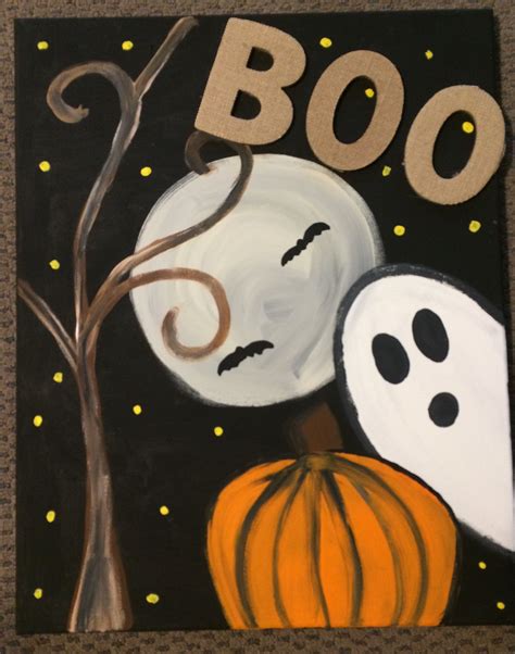 Halloween Canvas Painting Ideas | Home Decor Ideas