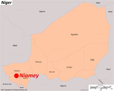 Niamey Map | Niger | Detailed Maps of Niamey