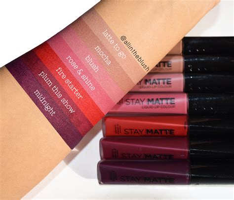 Review: Rimmel London Stay Matte Liquid Lip Colour - All In The Blush