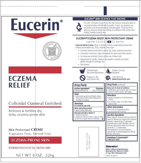 Eucerin Eczema Relief Body (cream) Beiersdorf Inc