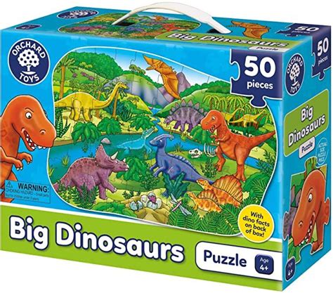 Amazon.com: Orchard Toys Big Dinosaurs Jigsaw Puzzle - 50 Piece Floor ...