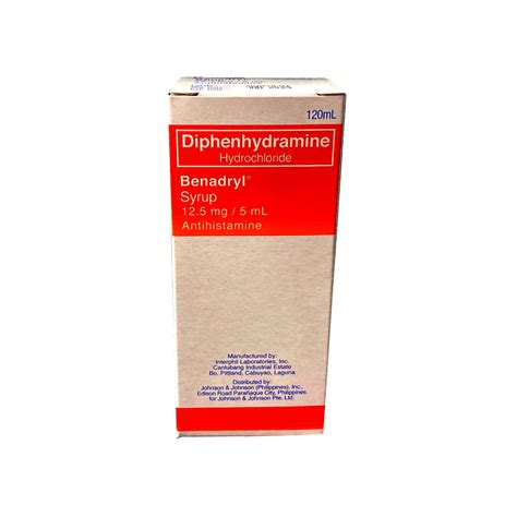 MyPharma | Benadryl Antihistamine Syrup 120mL