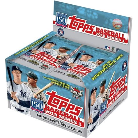 Topps 2019 Baseball Series 1 Trading Cards Display Box (Retail Edition ...