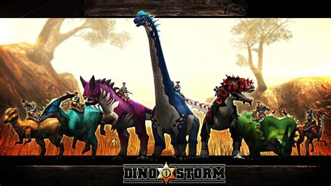 DinoStorm | Online F2P Dinosaur MMORPG! - YouTube