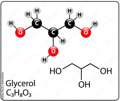 Glycerol Structure Diagram