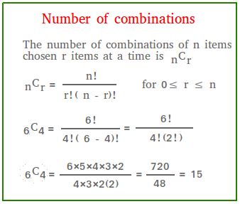 Combination Word Problems with Solutions