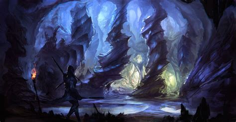 Concept Art: Cave by ESPj-o on DeviantArt | Concept art, Fantasy art ...