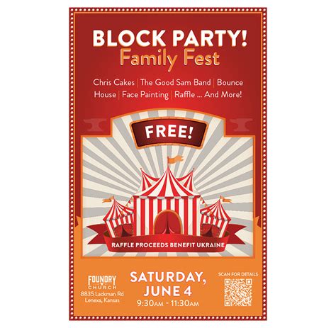 Block Party Poster by NotJustAnotherJenn on Dribbble