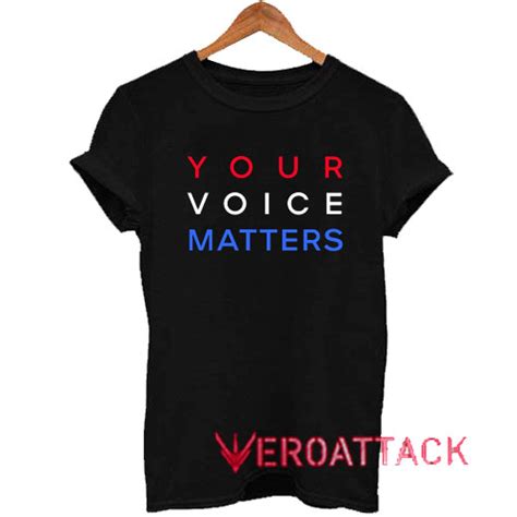 Your Voice Matters Logo Tshirt