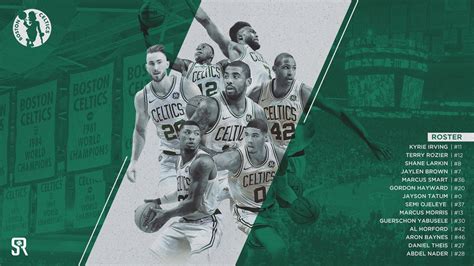 Ladda ner Boston Celtics Roster Lagspelare Wallpaper | Wallpapers.com