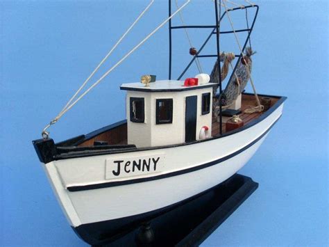 Buy Wooden Forrest Gump - Jenny Model Shrimp Boat 16in - Model Ships