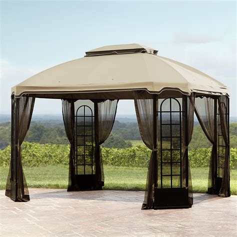 Essential Garden Replacement Canopy for Terrace Gazebo - Outdoor Living ...