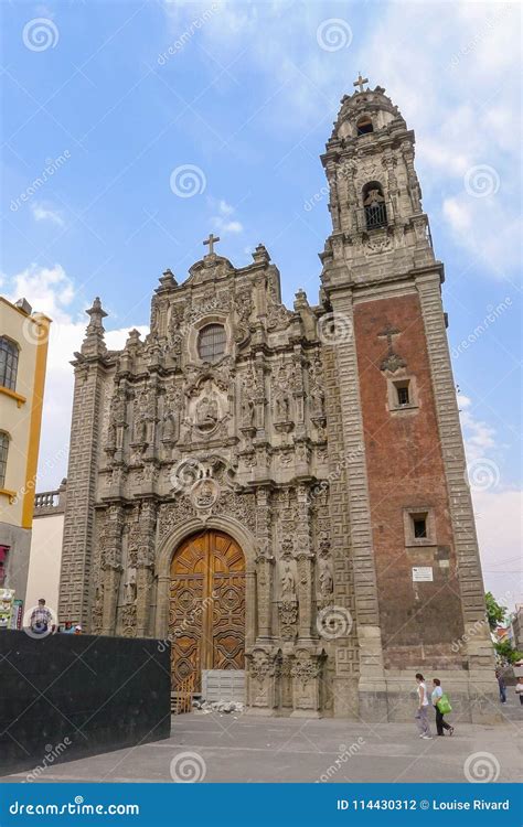 Mexico City Cathedral Architecture Style Editorial Photography - Image ...