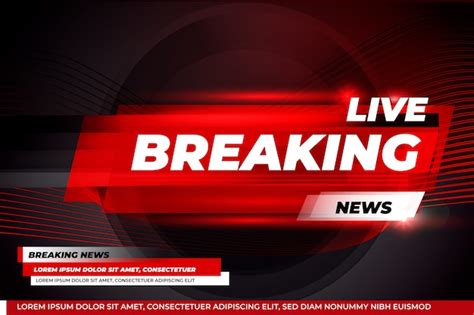 Free Vector | Breaking news template