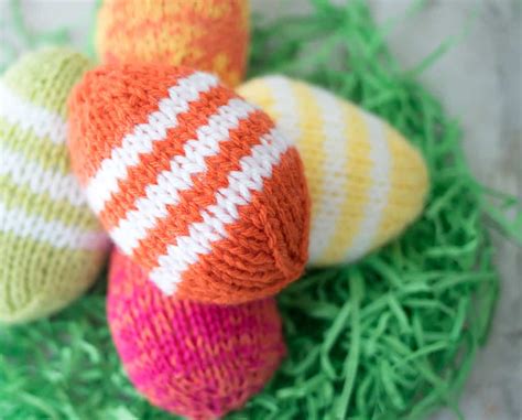 Easy Easter Eggs Knitting Pattern